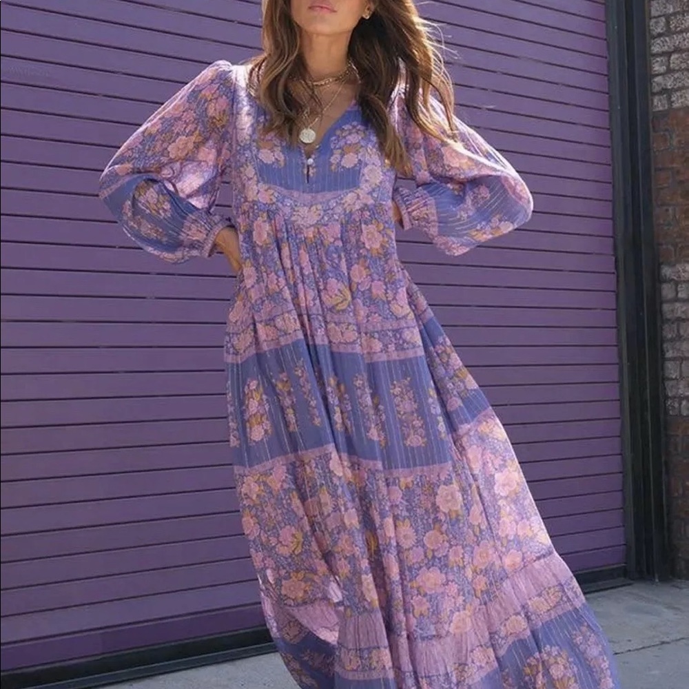 ** SOLD** SPELL Juniper Gown in Violet